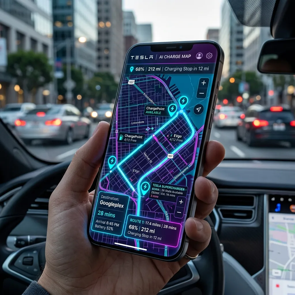 ELYX Phone Map UI